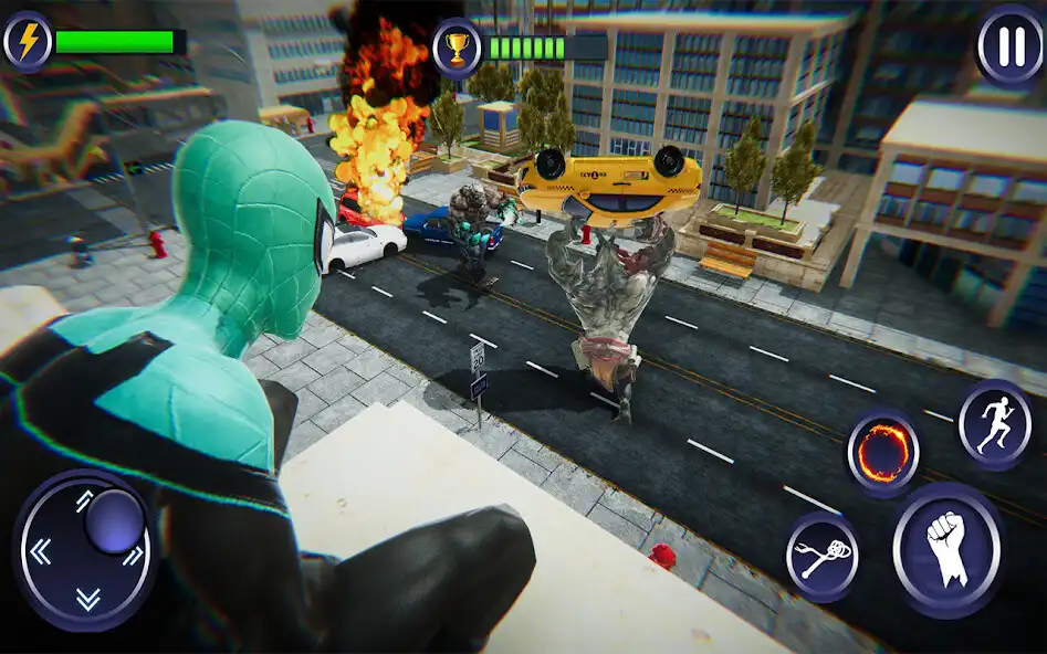 Play My Spider Rope Hero City  and enjoy My Spider Rope Hero City with UptoPlay