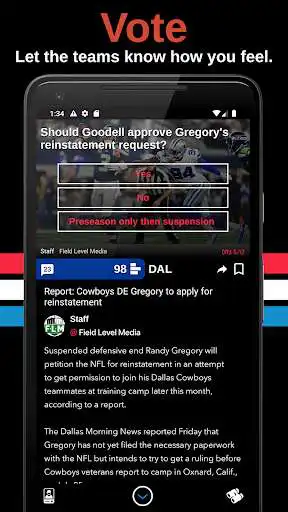 Play My Sports Vote as an online game My Sports Vote with UptoPlay