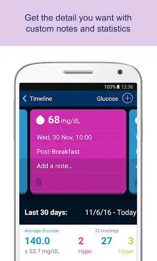 Play MyStar Plus (Diabetes Diary) as an online game MyStar Plus (Diabetes Diary) with UptoPlay