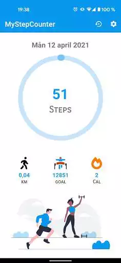 Play My Step Counter - Free Pedometer  and enjoy My Step Counter - Free Pedometer with UptoPlay
