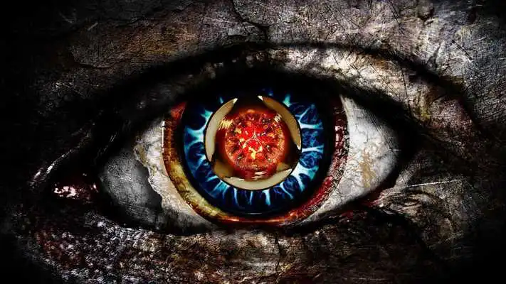 Play Mysteries painting. Eye. HDLWP Play Mysteries painting. Eye. HDLWP