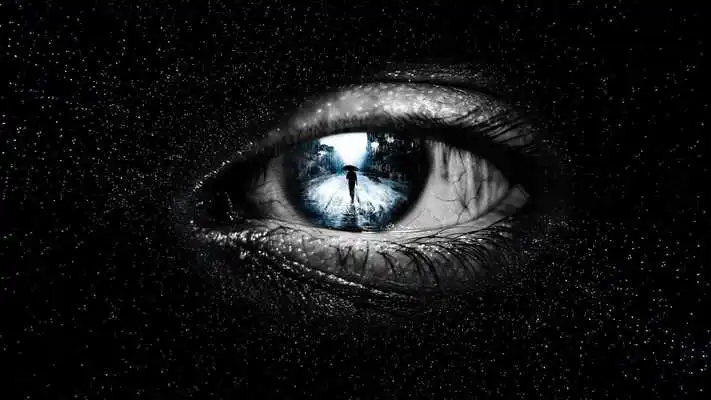 Play Mysteries painting. Eye. HDLWP Play Mysteries painting. Eye. HDLWP