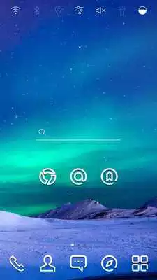 Play Mystery Aurora Launcher theme