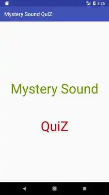 Play Mystery Sound QuiZ Play Mystery Sound QuiZ