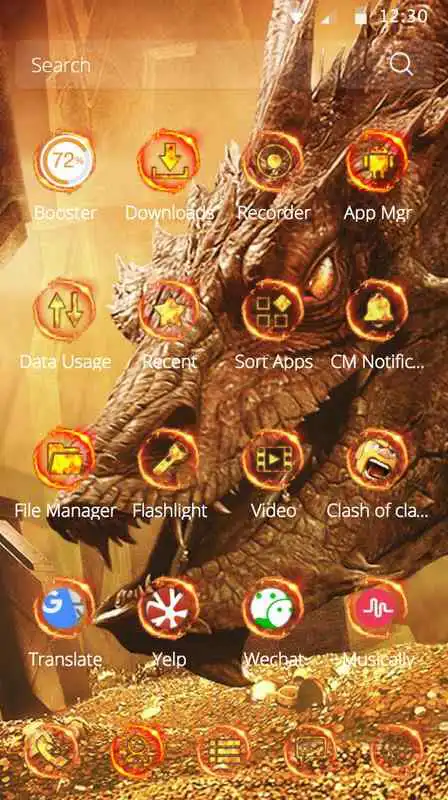 Play Mystery Western Dragon Monster Theme Red Fire