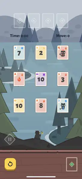 Play Mystic Cats: Magic Solitaire as an online game Mystic Cats: Magic Solitaire with UptoPlay