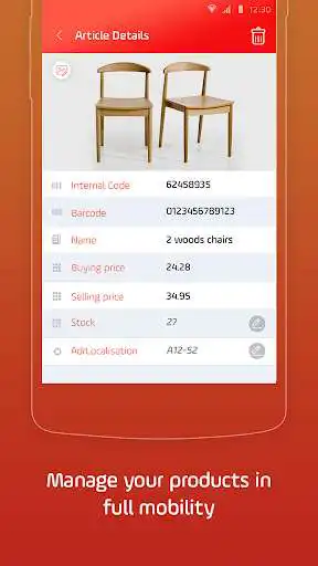 Play My Stock Inventory Mobile Cloud barcode scanner as an online game My Stock Inventory Mobile Cloud barcode scanner with UptoPlay