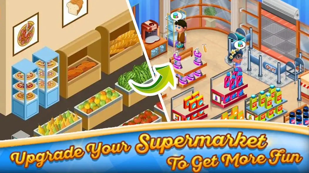Play My Store Supermarket simulator as an online game My Store Supermarket simulator with UptoPlay