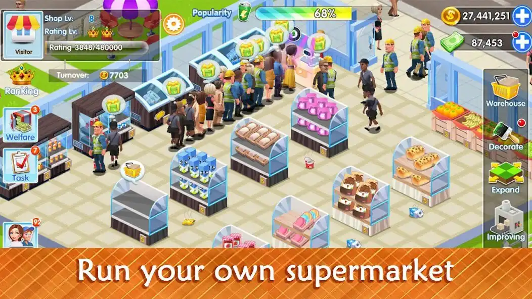Play My Supermarket Story as an online game My Supermarket Story with UptoPlay