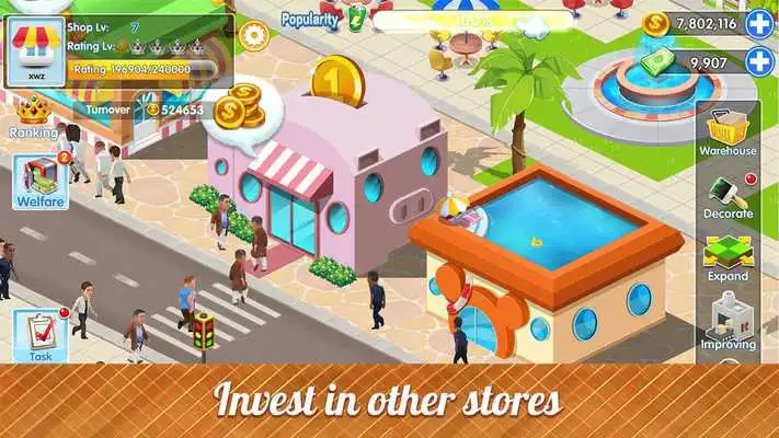 Play My Supermarket Story : Store tycoon Simulation
