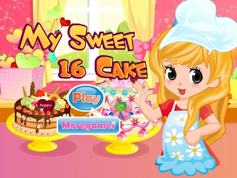 Play My Sweet 16 Cake Game  and enjoy My Sweet 16 Cake Game with UptoPlay