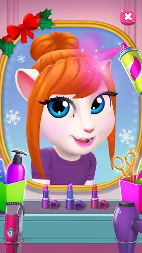 เล่น My Talking Angela 2 เป็นเกมออนไลน์ My Talking Angela 2 ด้วย UptoPlay