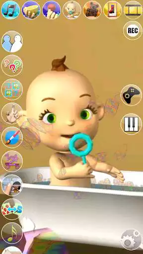 Play My Talking Baby Music Star as an online game My Talking Baby Music Star with UptoPlay