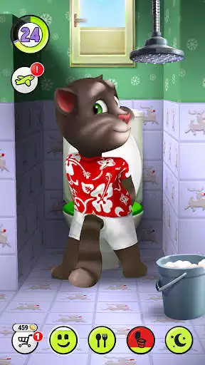 Play My Talking Tom as an online game My Talking Tom with UptoPlay