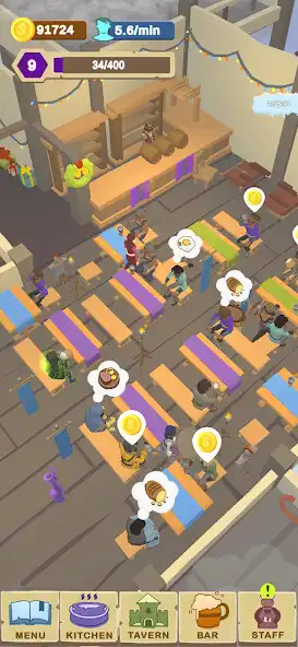 Play My Tavern: Cooking tycoon as an online game My Tavern: Cooking tycoon with UptoPlay