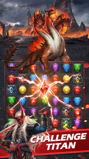Play MythWars  Puzzles: RPG Match3 as an online game MythWars  Puzzles: RPG Match3 with UptoPlay