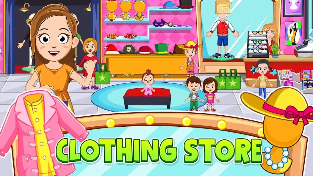 Play My Town: Stores Dress up game as an online game My Town: Stores Dress up game with UptoPlay