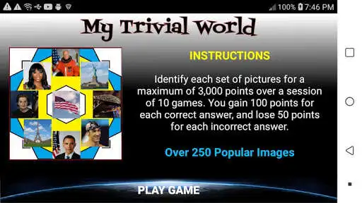 Play MyTrivialWorld as an online game MyTrivialWorld with UptoPlay