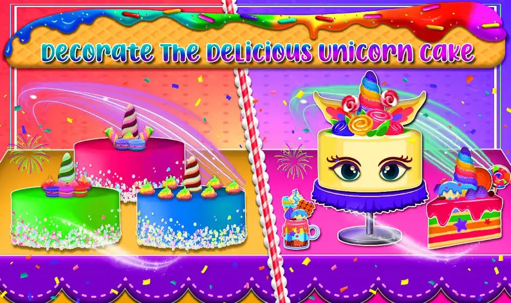 Play My Unicorn Cake Maker Bakery as an online game My Unicorn Cake Maker Bakery with UptoPlay
