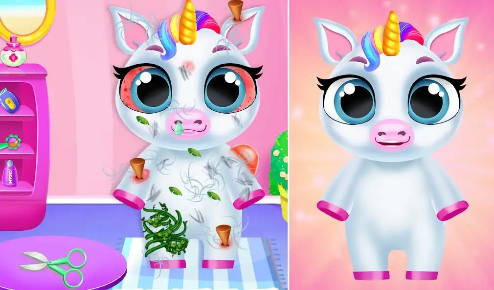 Play My Unicorn : Pony Care Game as an online game My Unicorn : Pony Care Game with UptoPlay