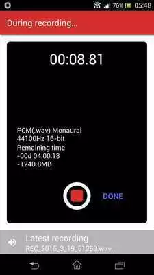 Play MyVoiceMemo PCM