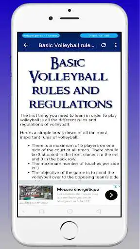 Play MY VOLLEYBALL GUIDE APPS as an online game MY VOLLEYBALL GUIDE APPS with UptoPlay