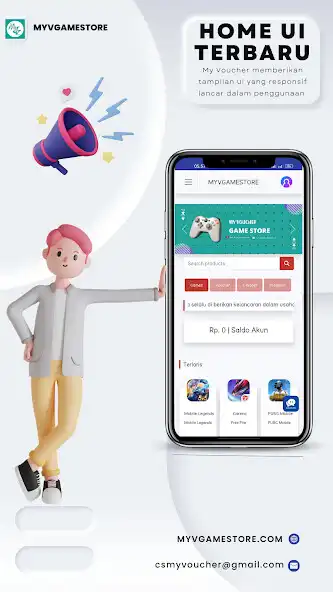 Play My Voucher - TopUp Game Murah  and enjoy My Voucher - TopUp Game Murah with UptoPlay