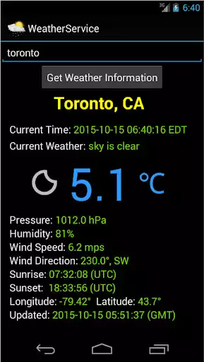 Play My Weather as an online game My Weather with UptoPlay