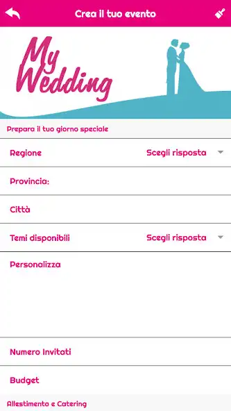 Play My Wedding App as an online game My Wedding App with UptoPlay