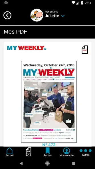 Play My Weekly as an online game My Weekly with UptoPlay