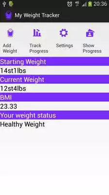 Play My Weight Tracker