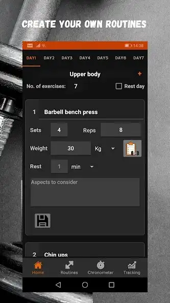 Play My Workout Gym Tracker Log as an online game My Workout Gym Tracker Log with UptoPlay