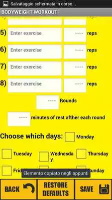 Play MY WORKOUTS PLANNER