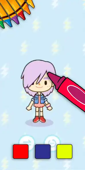 Play My World Miga coloring Book as an online game My World Miga coloring Book with UptoPlay