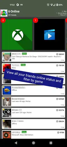 Play My Xbox Live Friends & Achievements (Free Version) and enjoy My Xbox Live Friends & Achievements (Free Version) with UptoPlay Play My Xbox Live Friends & Achievements (Free Version) and enjoy My Xbox Live Friends & Achievements (Free Version) with UptoPlay