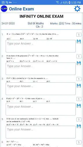 Play MyyClass Online Exam - For Students  and enjoy MyyClass Online Exam - For Students with UptoPlay