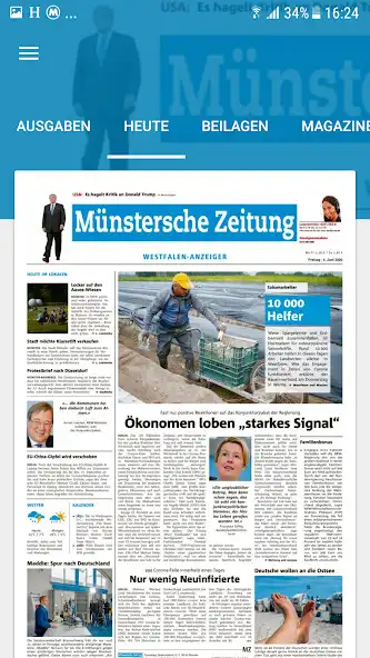 Play MZ ePaper - Münstersche Zeitun  and enjoy MZ ePaper - Münstersche Zeitun with UptoPlay