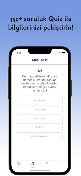 Play Müzik Testi  Terimler Sözlüğü as an online game Müzik Testi  Terimler Sözlüğü with UptoPlay