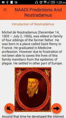 Play NAADI Prediction  Nostradamus