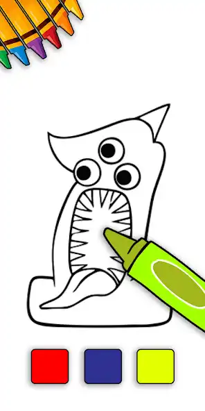 Play Nabnab garten coloring book  and enjoy Nabnab garten coloring book with UptoPlay