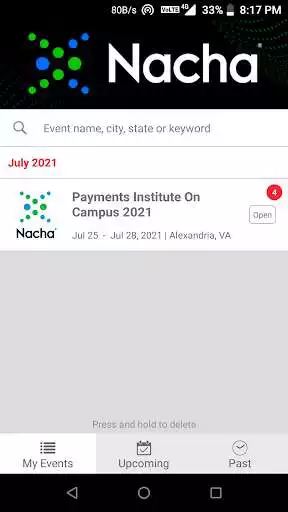 Play NACHA Events