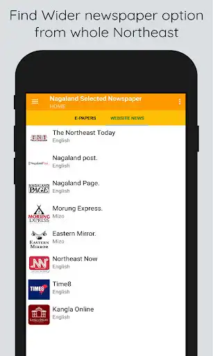 Play Nagaland News - Nagaland Selected  Newspapers as an online game Nagaland News - Nagaland Selected  Newspapers with UptoPlay