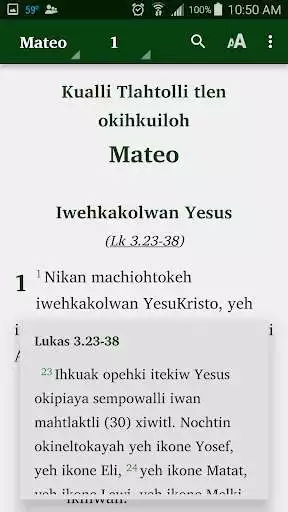 Play Nahuatl Orizaba - Bible as an online game Nahuatl Orizaba - Bible with UptoPlay