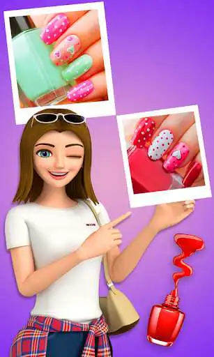 Play Nail Art 3D Satisfying Makeup Game for Girls as an online game Nail Art 3D Satisfying Makeup Game for Girls with UptoPlay