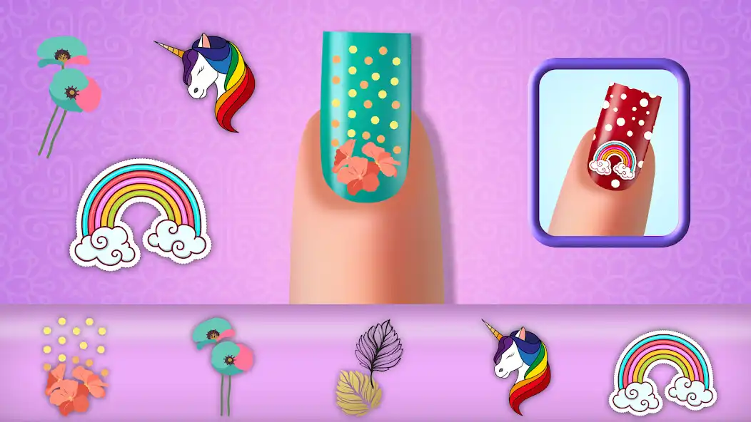Play Nail Art Acrylic Makeup Salon as an online game Nail Art Acrylic Makeup Salon with UptoPlay