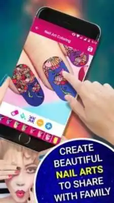 Play Nail Art Color by Number - Nail Salon Number Color