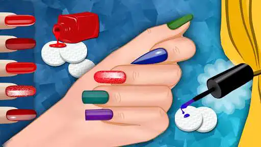 Play Nail Art Fashion Salon Studio as an online game Nail Art Fashion Salon Studio with UptoPlay
