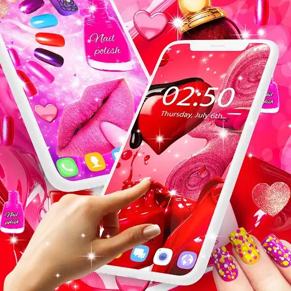 Play Nail art for girls wallpapers  and enjoy Nail art for girls wallpapers with UptoPlay