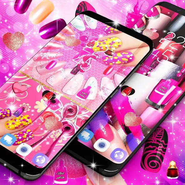 Play Nail art for girls wallpapers as an online game Nail art for girls wallpapers with UptoPlay