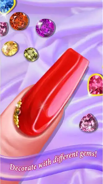 Play Nail Art Salon Girls Game as an online game Nail Art Salon Girls Game with UptoPlay
